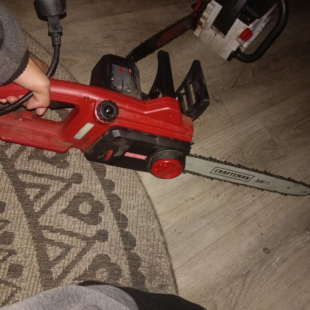 Craftsman Red Electric Chainsaw
